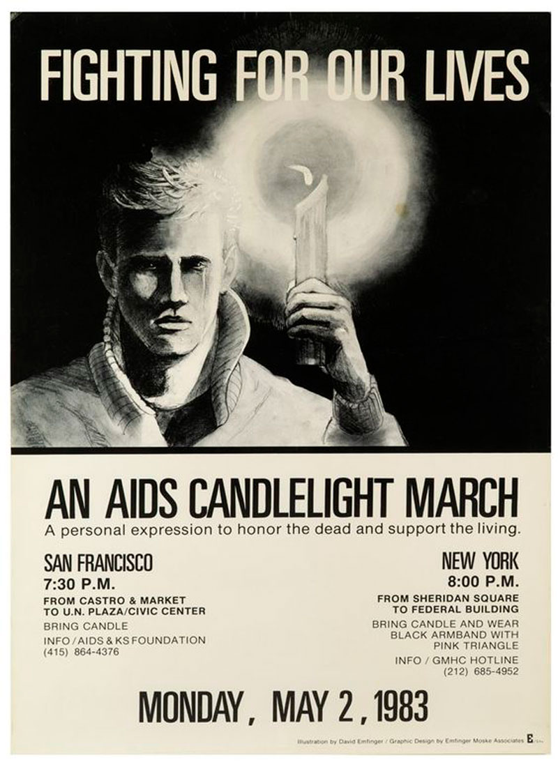 AIDSキャンドルライト・ヴィジルのポスター