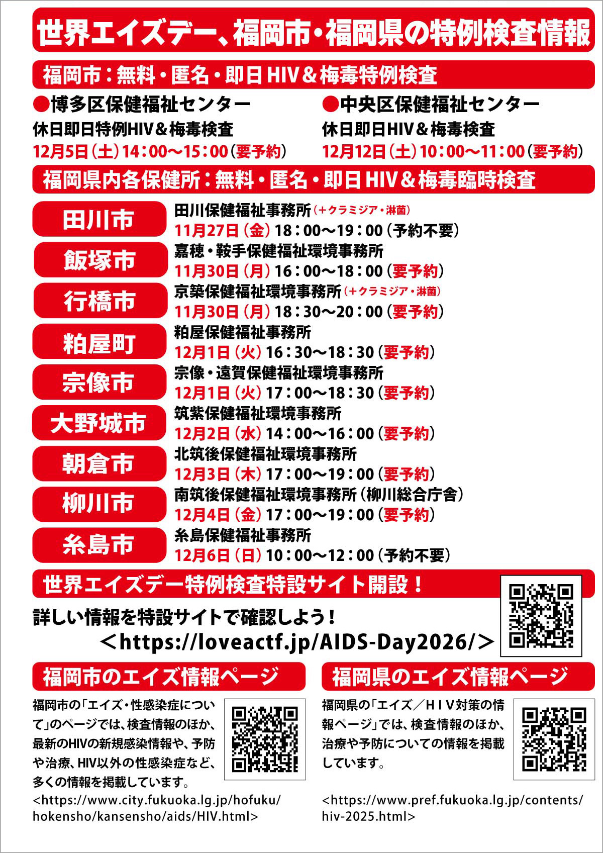 特例検査スケジュール